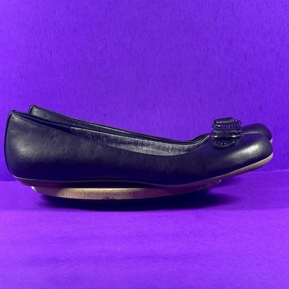 Dr. Scholl's Shoes - Dr. Scholl's Women's Black Fraulein Memory Foam Ballet Flats Shoe Size 8